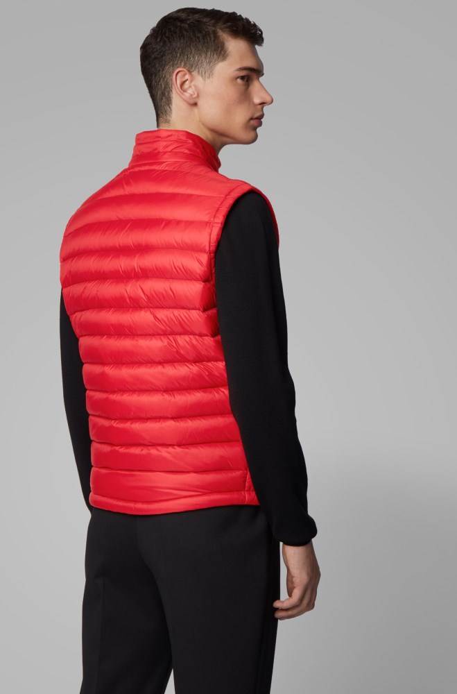 Hugo Boss Packable down gilet Rød | S9sNSppl