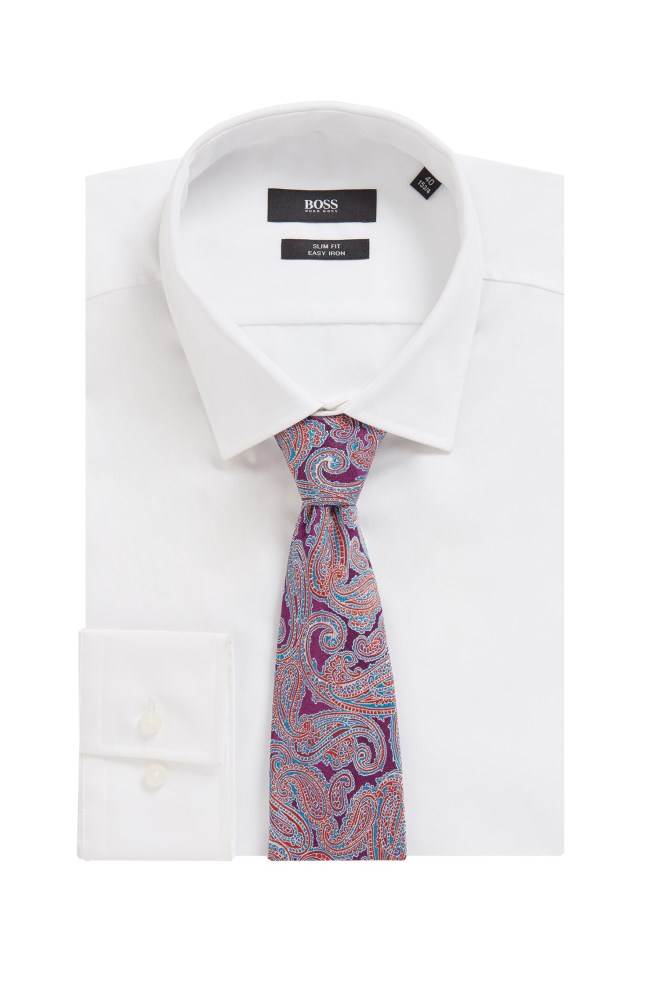 Hugo Boss Paisley tie Lilla | 6gBWuf1v