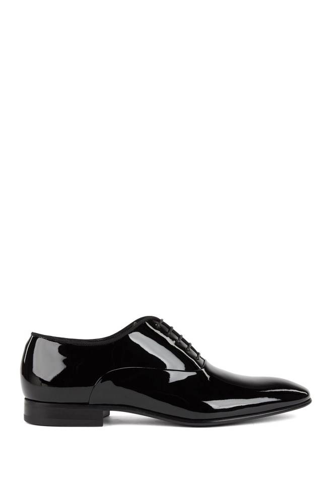 Hugo Boss Patent leather Oxford shoes Svarte | Nt6CsdXD