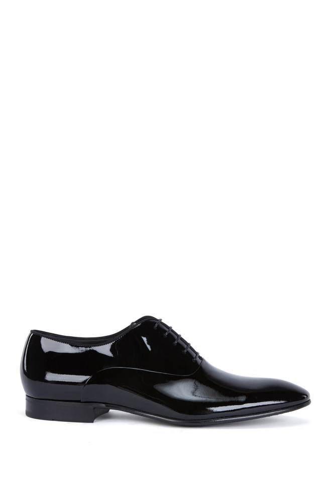 Hugo Boss Patent leather Oxford shoes Svarte | Nt6CsdXD