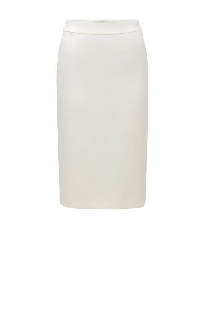 Hugo Boss Pencil skirt Hvite | bCkw1o0I