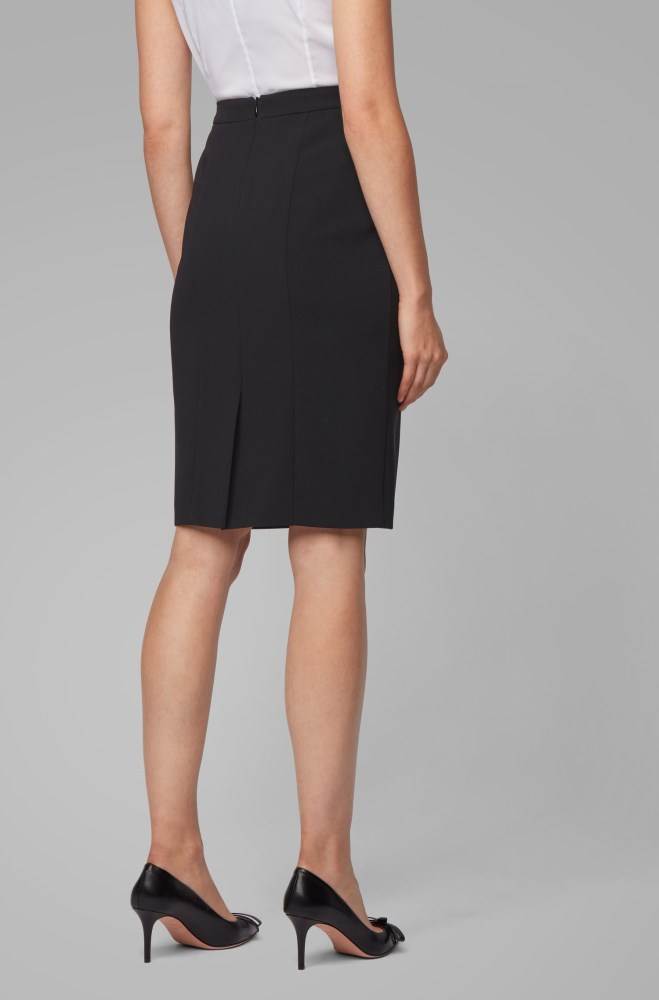 Hugo Boss Pencil skirt Svarte | kvBXXG8W