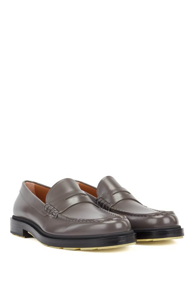 Hugo Boss Penny loafers Grå | NVsSYXM3