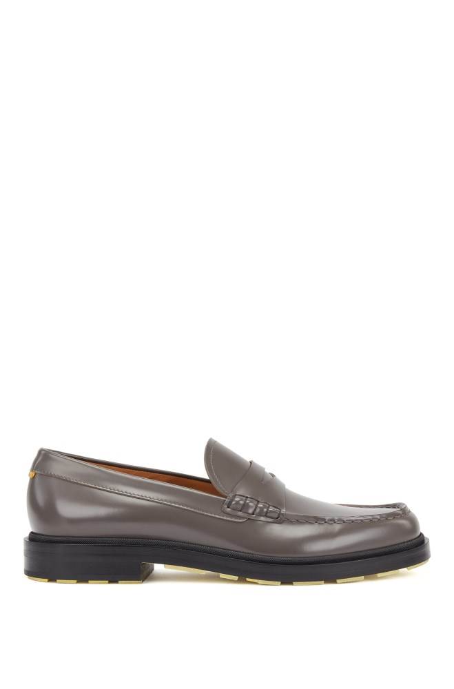 Hugo Boss Penny loafers Grå | NVsSYXM3