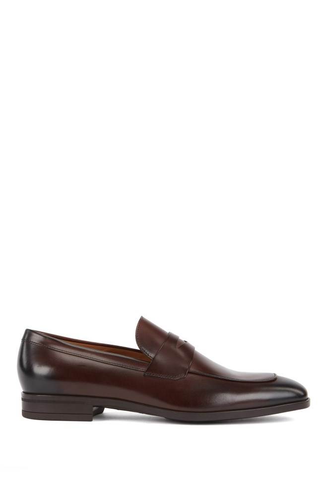 Hugo Boss Penny loafers Mørke Brune | G1VhwslE