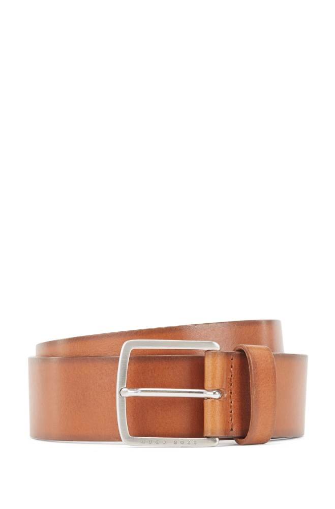 Hugo Boss Pin-buckle belt Brune | CAA6g4nO