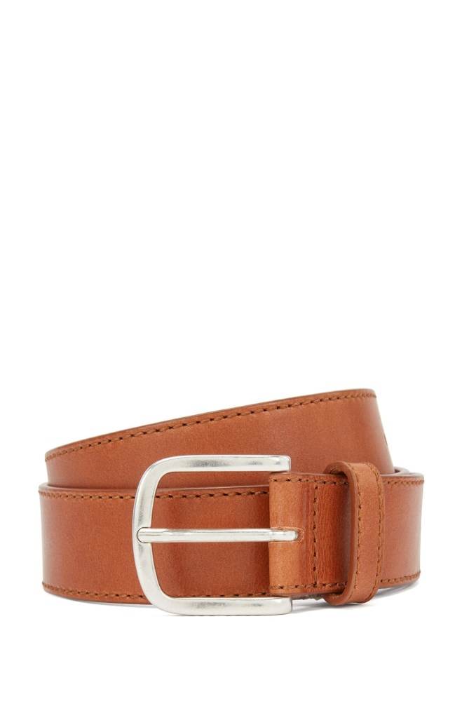 Hugo Boss Pin-buckle belt Brune | jDem9Kee