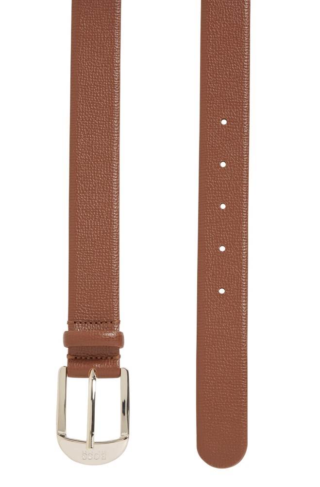 Hugo Boss Pin-buckle belt Lyse Brune | lUX3wYMp