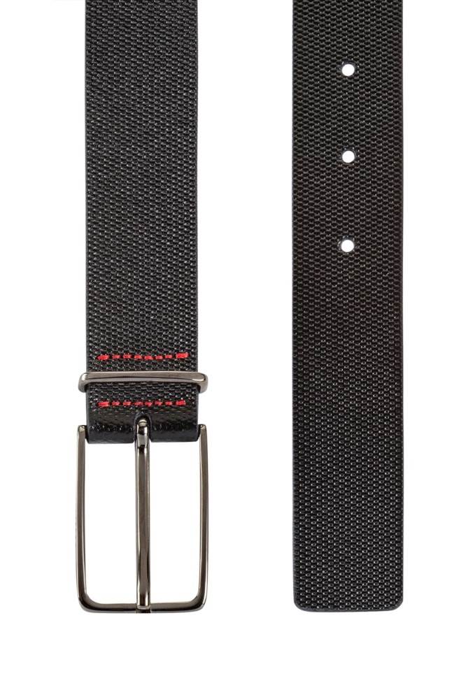 Hugo Boss Pin-buckle belt Svarte | eFkFPcQu