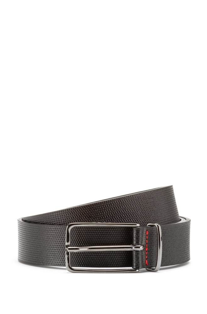 Hugo Boss Pin-buckle belt Svarte | eFkFPcQu