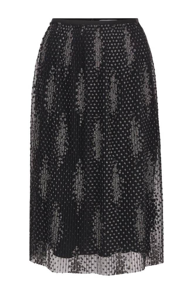 Hugo Boss Pleated A-line skirt Patterned | fqxFChGS