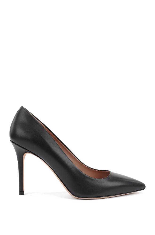 Hugo Boss Pointed-toe court shoes Svarte | BLP2rgPG