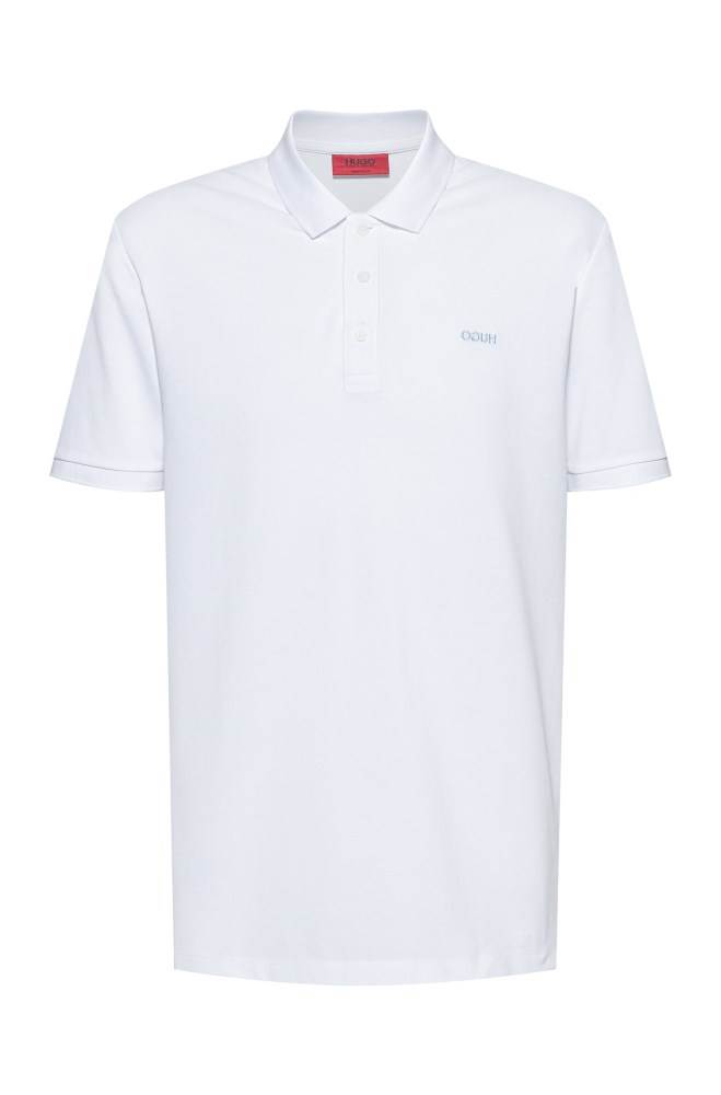 Hugo Boss Polo shirt Hvite | DlyT2Ea0