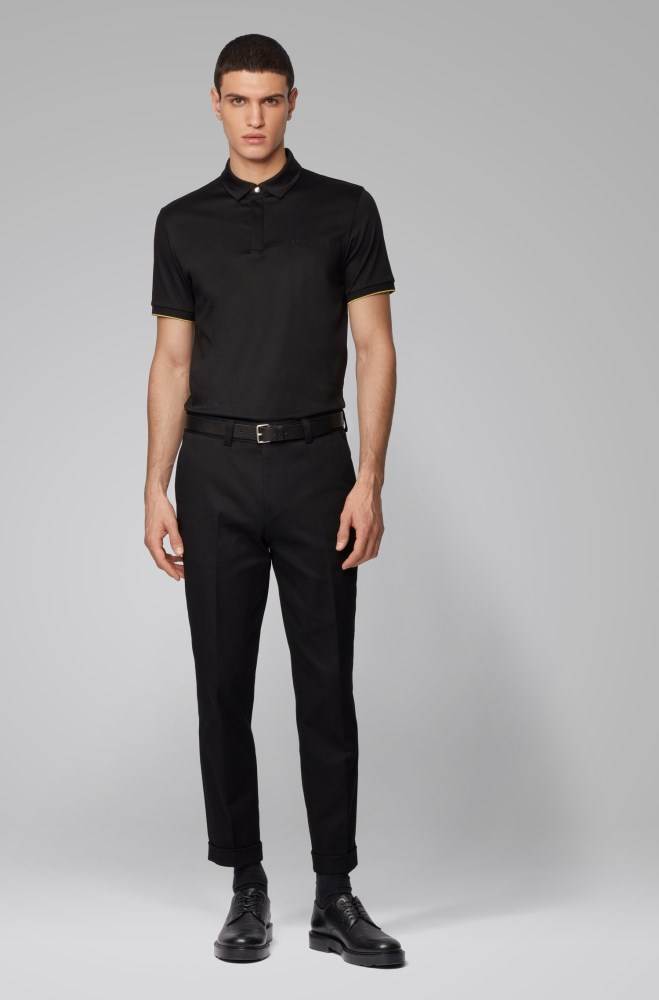 Hugo Boss Polo shirt Svarte | nhpXNRID