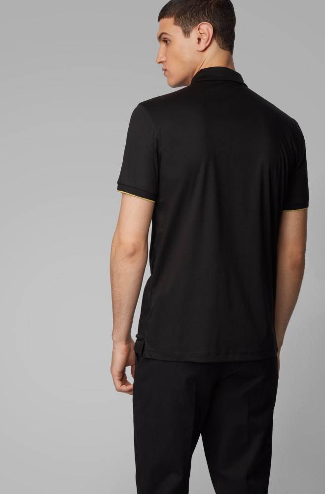 Hugo Boss Polo shirt Svarte | nhpXNRID