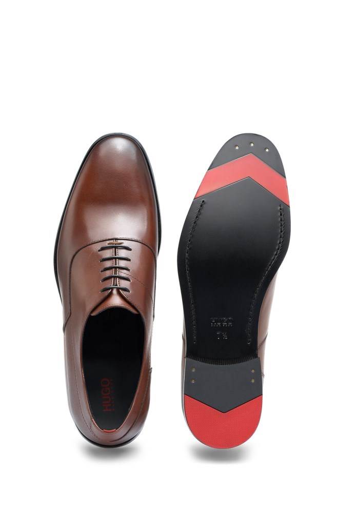 Hugo Boss Portuguese-made Oxford shoes Brune | R1In7EyW