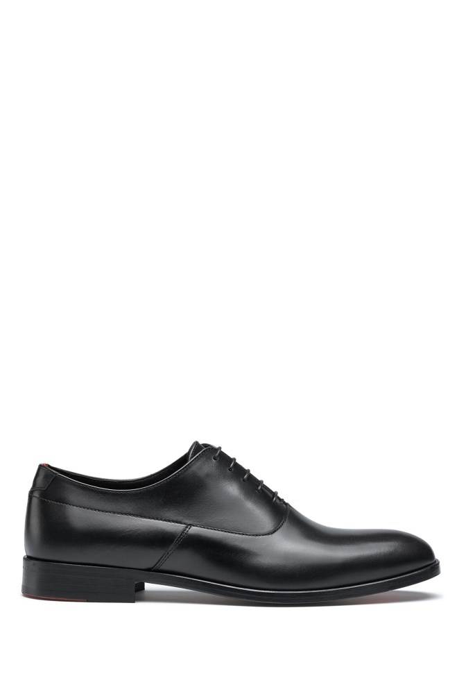 Hugo Boss Portuguese-made Oxford shoes Svarte | 9diea0Mx