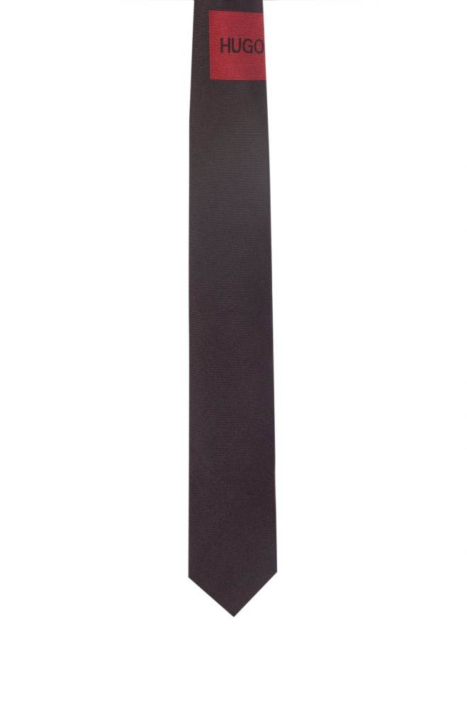 Hugo Boss Pure-silk tie Svarte | Sm3ny0fx