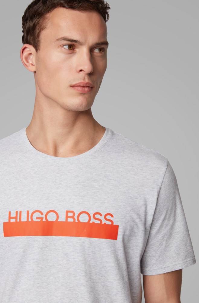 Hugo Boss Pyjama T-shirt Grå | sqp5zkrz