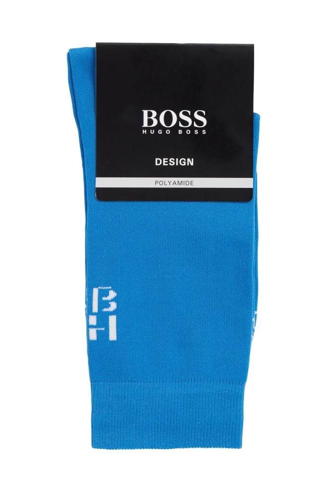 Hugo Boss Quarter-length socks Blå | wu3SkOUe