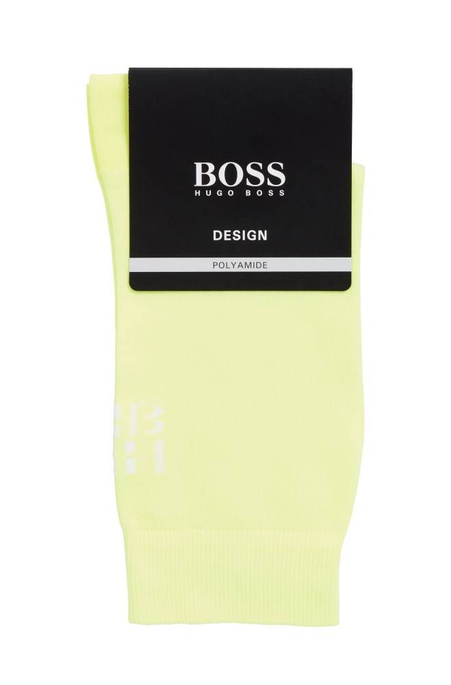 Hugo Boss Quarter-length socks Gul | 34uPidvO