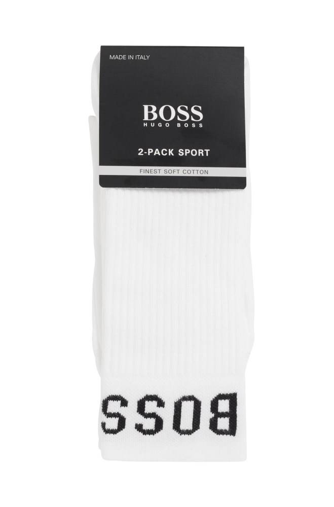 Hugo Boss Quarter-length socks Hvite | bXhgUoaW