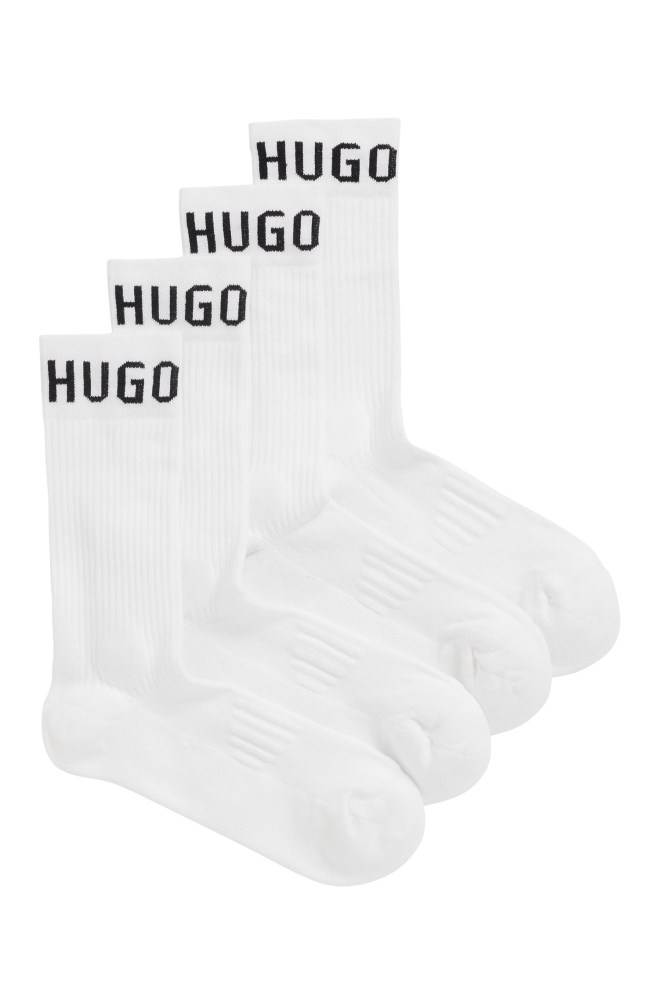 Hugo Boss Quarter-length socks Hvite | bXhgUoaW