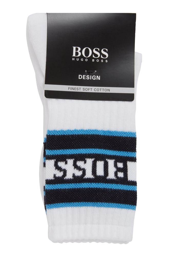 Hugo Boss Quarter-length socks Hvite | jgrRTXzO