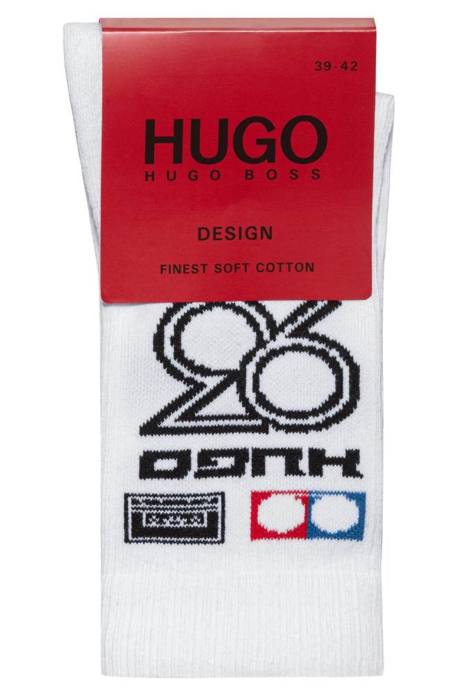 Hugo Boss Quarter-length socks Hvite | nTrZRibR