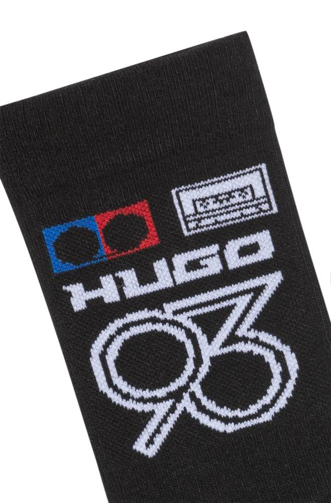 Hugo Boss Quarter-length socks Svarte | 7E8Cbk28