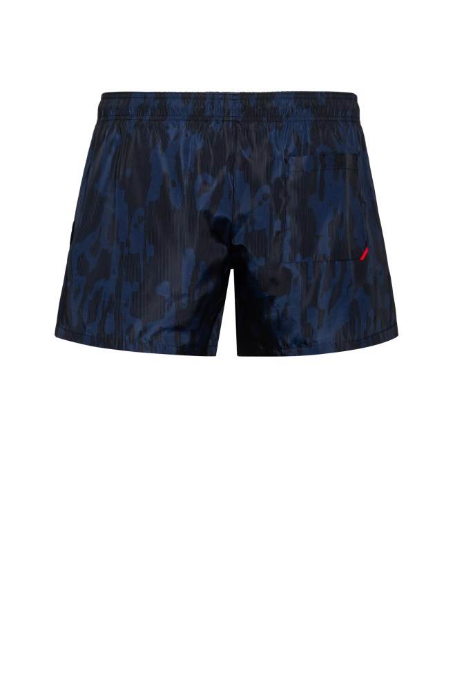 Hugo Boss Quick-dry short-length swim shorts Mørke Blå | BDCnycxn