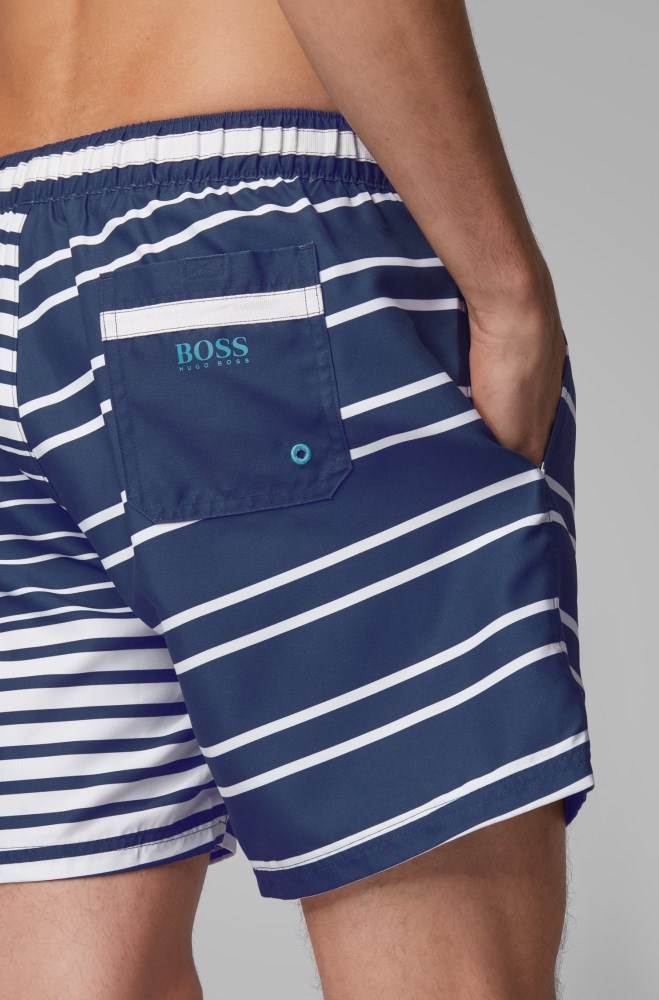 Hugo Boss Quick-dry swim shorts Blå | 0XFZtpmG