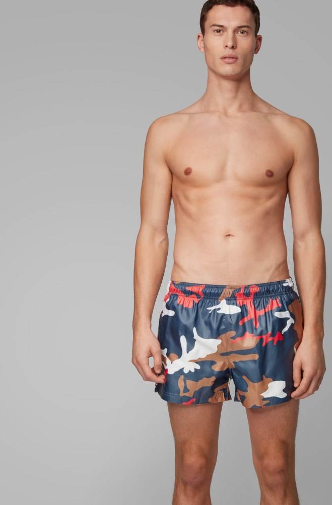 Hugo Boss Quick-dry swim shorts Blå | 5tF9Mw1w