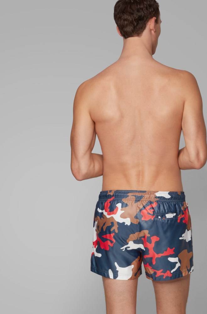 Hugo Boss Quick-dry swim shorts Blå | 5tF9Mw1w