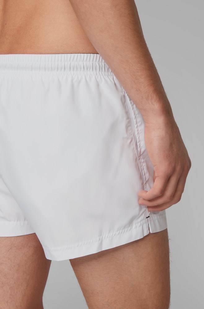 Hugo Boss Quick-dry swim shorts Hvite | tyXufn7n