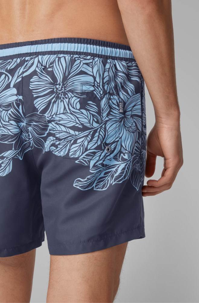 Hugo Boss Quick-dry swim shorts Lyse Blå | JgtjQDHR