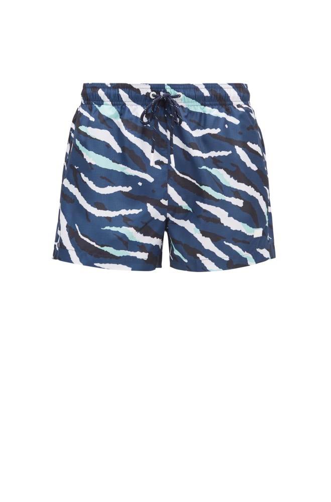 Hugo Boss Quick-dry swim shorts Lyse Blå | RP0JR7t9