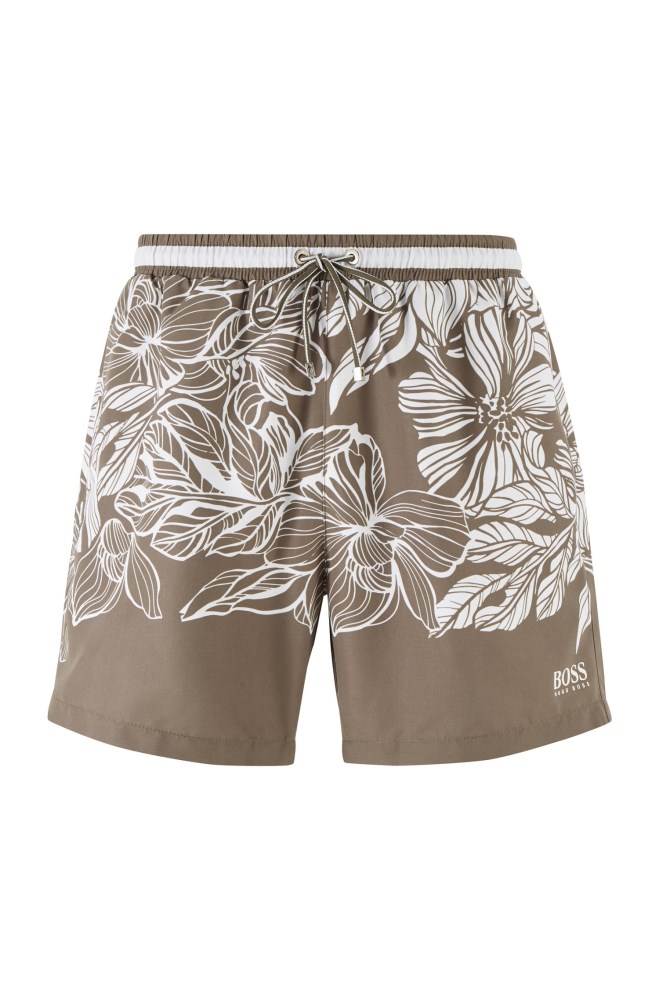 Hugo Boss Quick-dry swim shorts Lyse Brune | YtoOww60