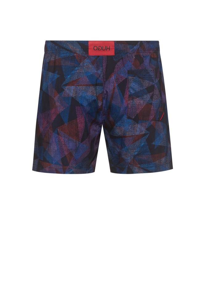 Hugo Boss Quick-dry swim shorts Lyse Grå | WU8Ti7by