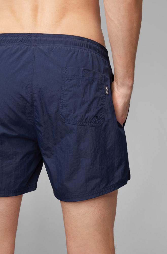 Hugo Boss Quick-dry swim shorts Mørke Blå | dQIr4Oag