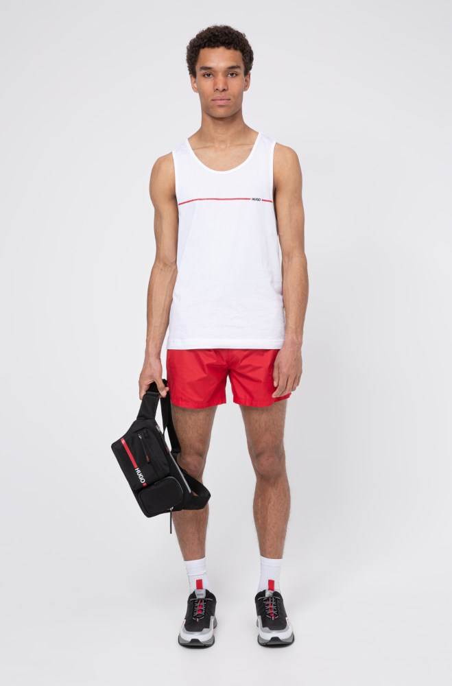 Hugo Boss Quick-dry swim shorts Rød | MAEsIBtS