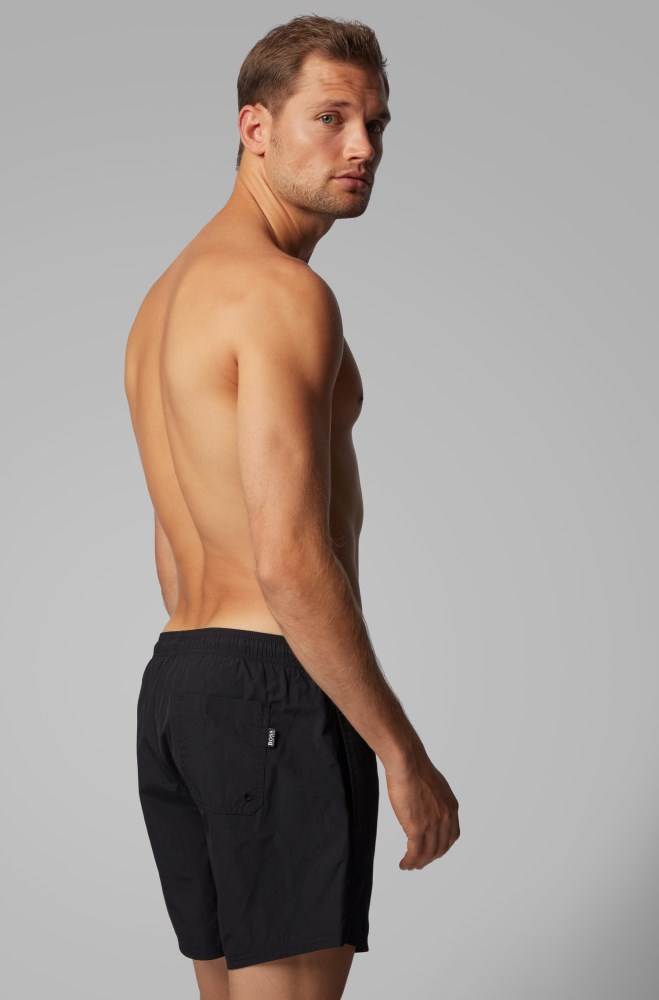 Hugo Boss Quick-dry swim shorts Svarte | sqUUwO77