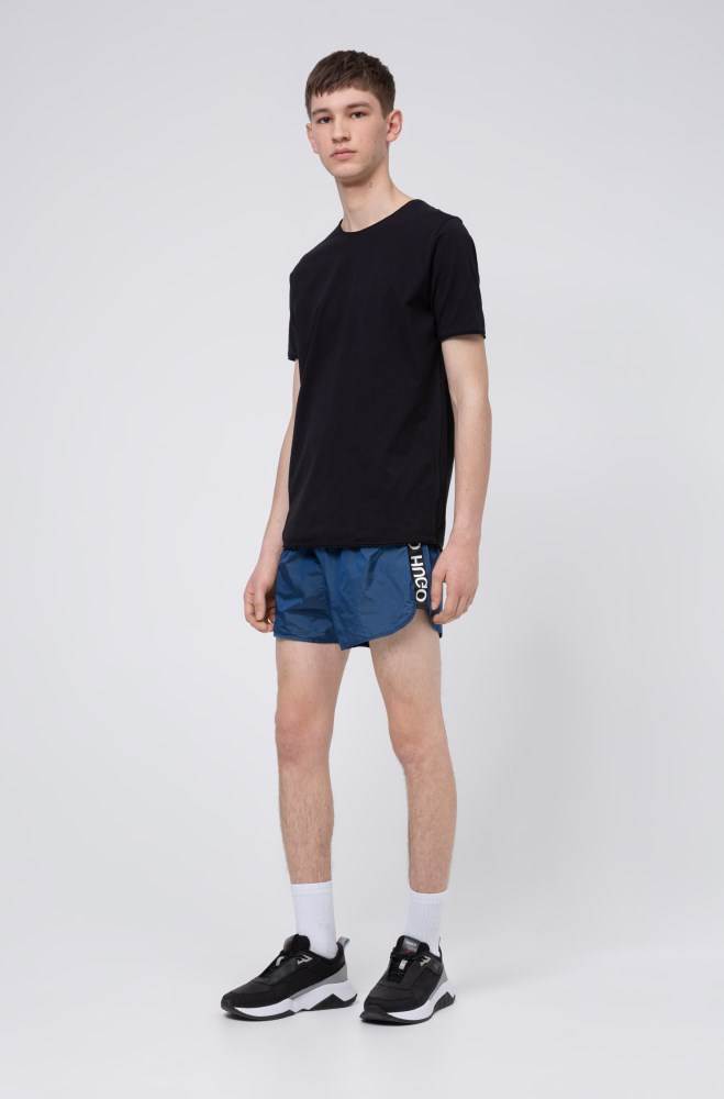 Hugo Boss Quick-drying swim shorts Blå | XrK09Qnj