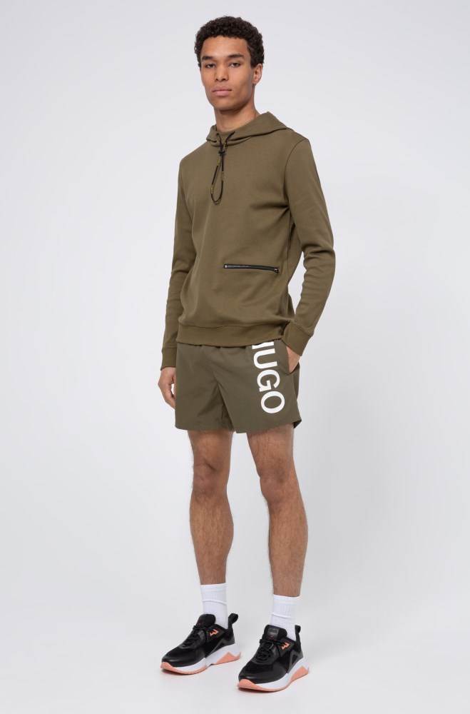 Hugo Boss Quick-drying swim shorts Khaki | 4DolhbIy