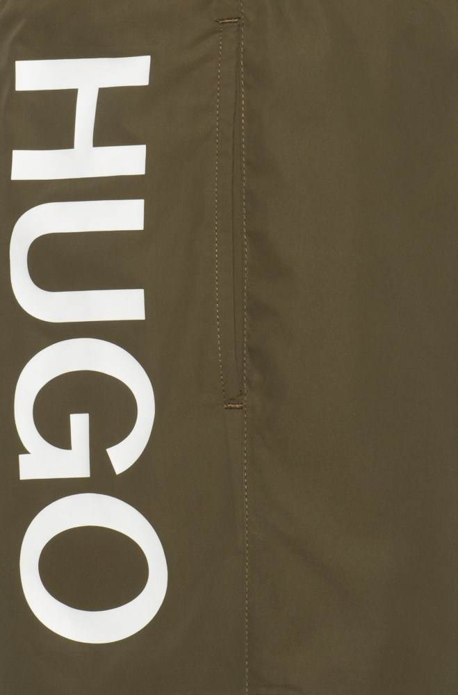 Hugo Boss Quick-drying swim shorts Khaki | 4DolhbIy