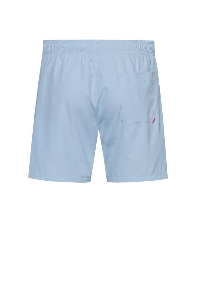 Hugo Boss Quick-drying swim shorts Lyse Blå | FBMBrjdx