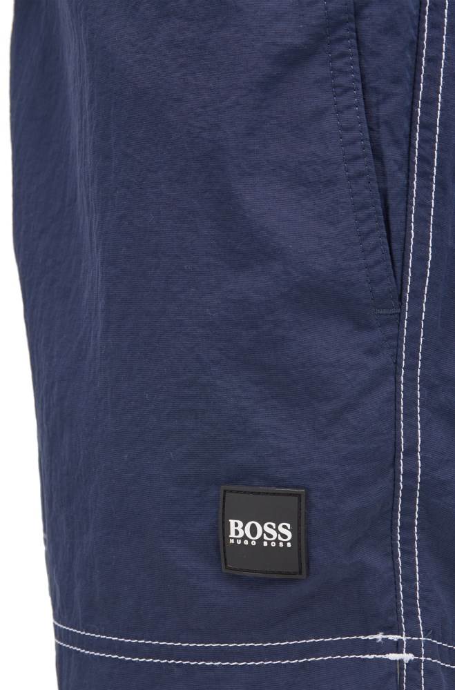 Hugo Boss Quick-drying swim shorts Mørke Blå | HJ5ZwPZs