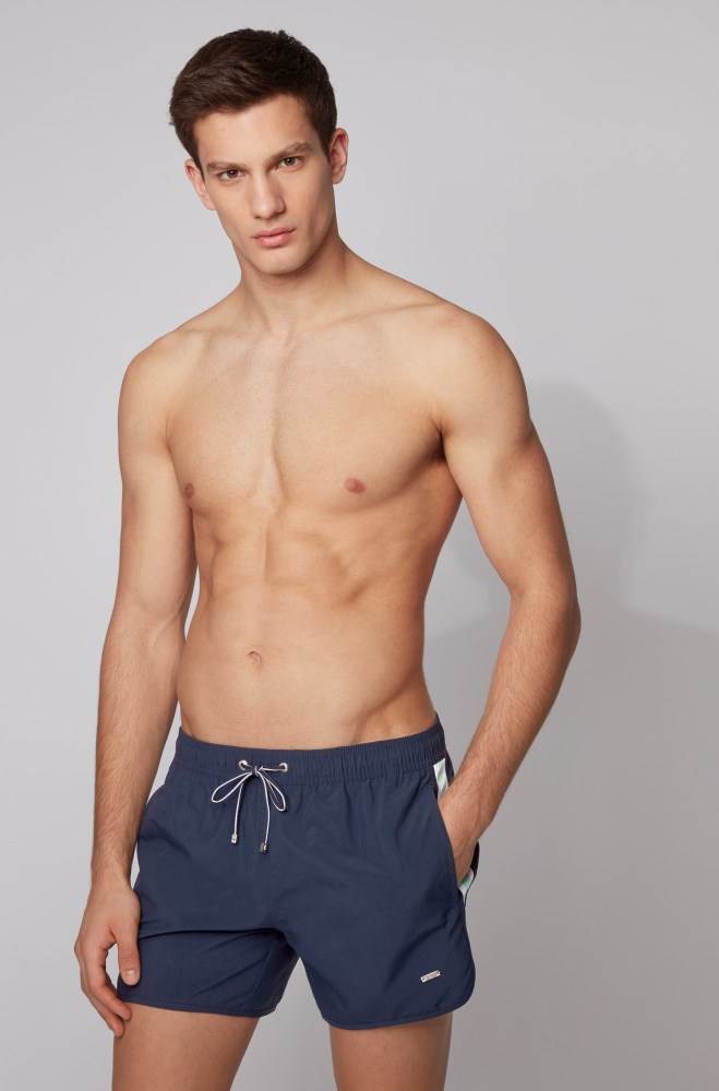 Hugo Boss Quick-drying swim shorts Mørke Blå | YjsvsCen