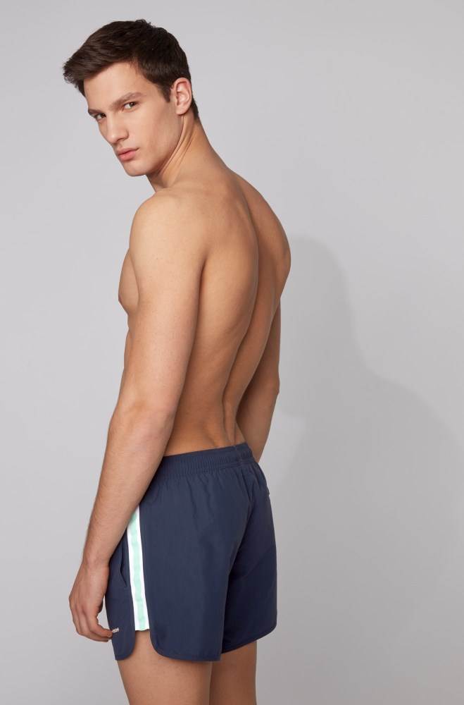 Hugo Boss Quick-drying swim shorts Mørke Blå | YjsvsCen