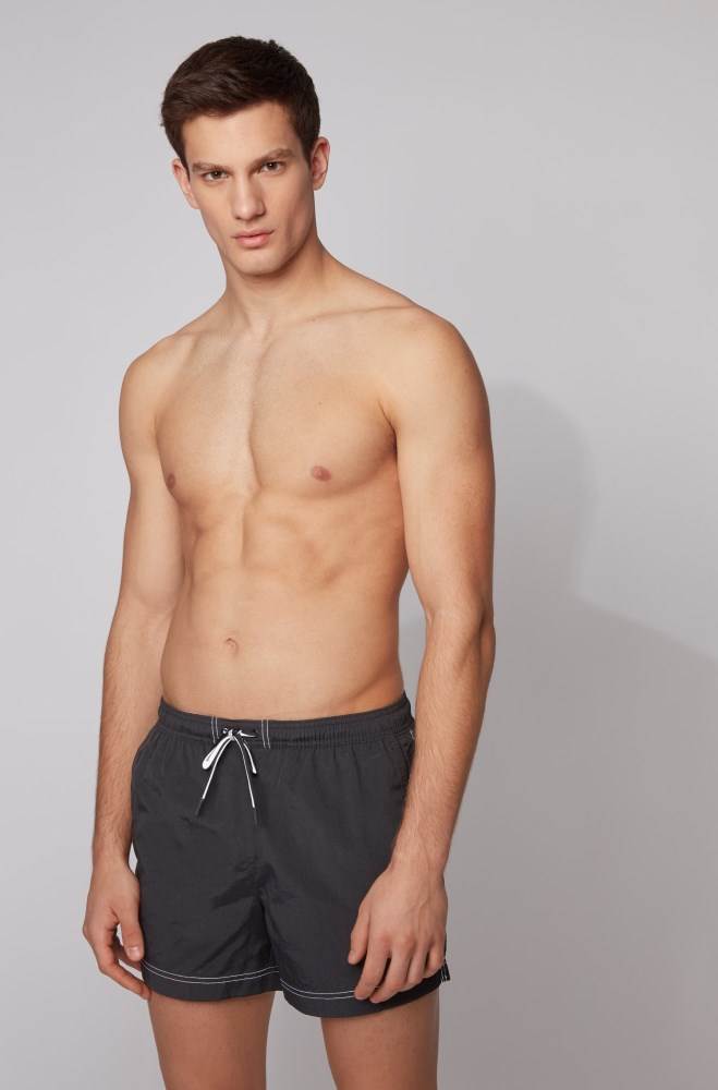 Hugo Boss Quick-drying swim shorts Svarte | tMgubl6j